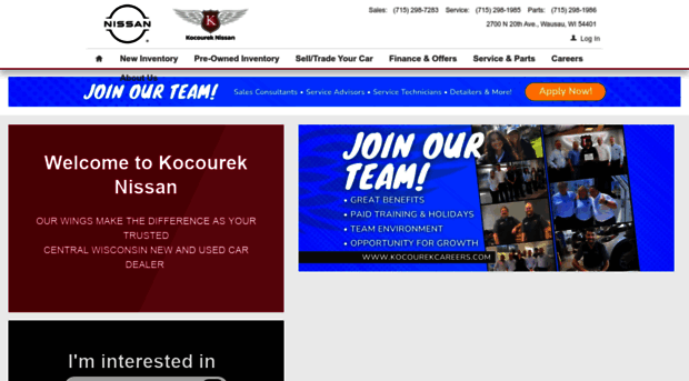 kocoureknissan.com