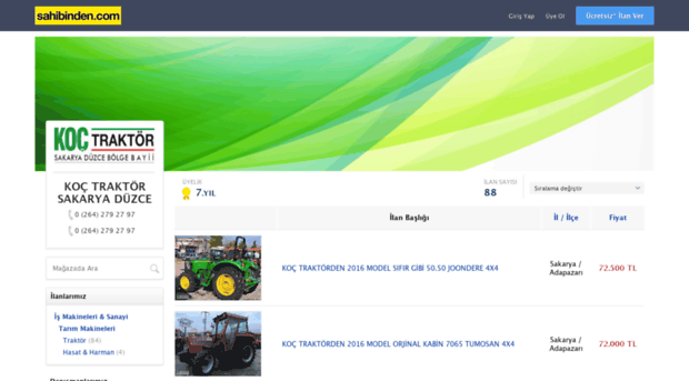 koctraktor.sahibinden.com