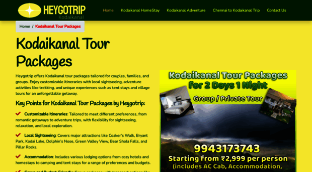 kodaikanaltourpackage.in