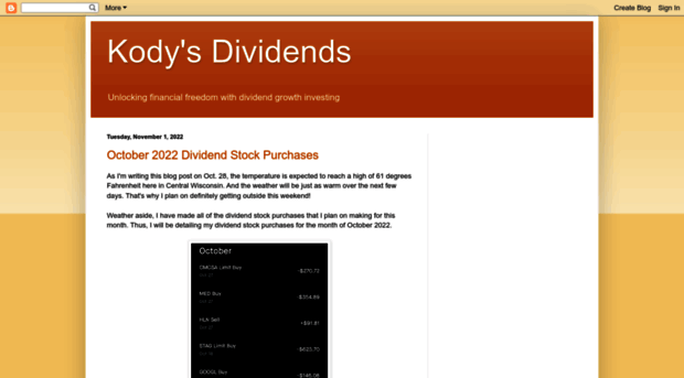 kodysdividends.com