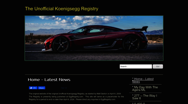 koenigsegg-registry.net