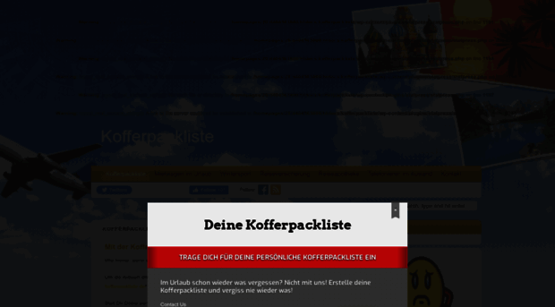kofferpackliste.de