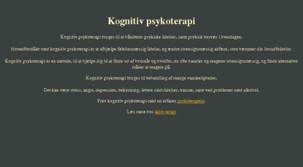 kognitiv-psykoterapi.dk