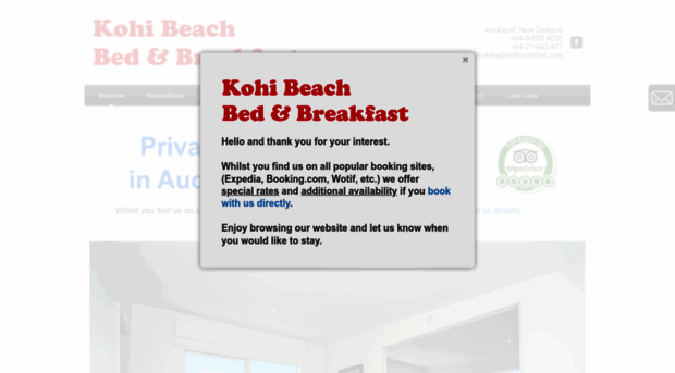 kohibedandbreakfast.com