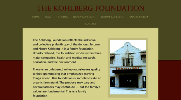 kohlbergfoundation.org