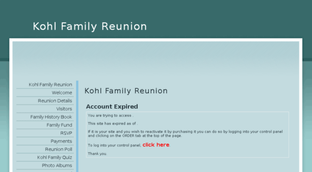 kohlfamilyreunion.com