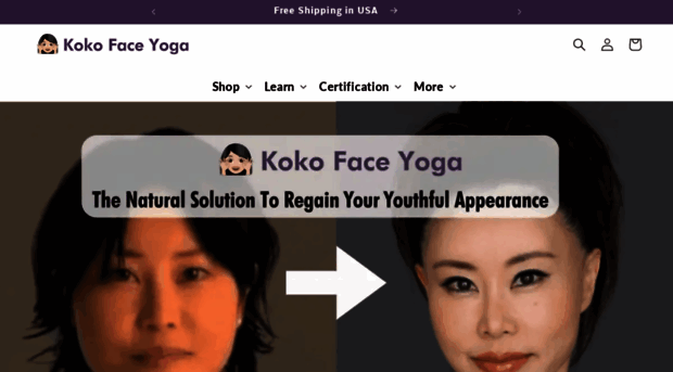 kokofaceyoga.com