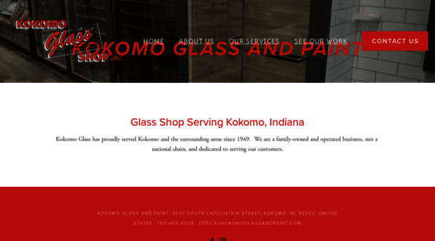 kokomoglassandpaint.com