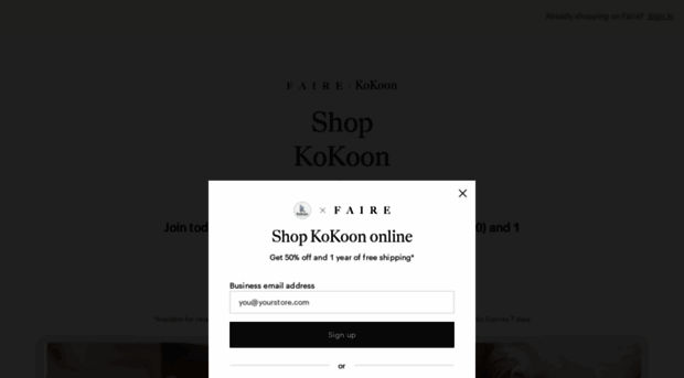 kokoon.faire.com