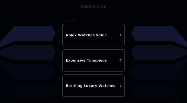 kolshe.com