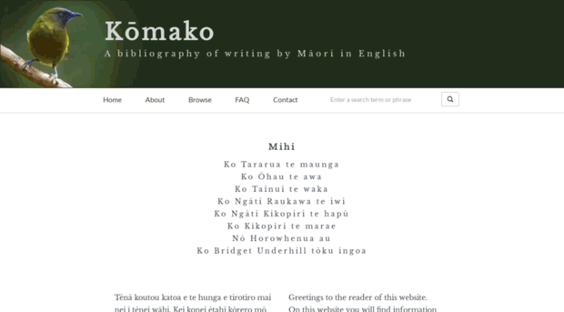 komako.org.nz