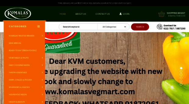 komalasvegemart.com