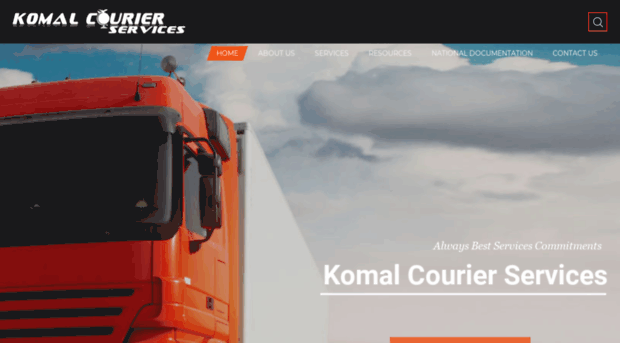 komalcourierservices.in