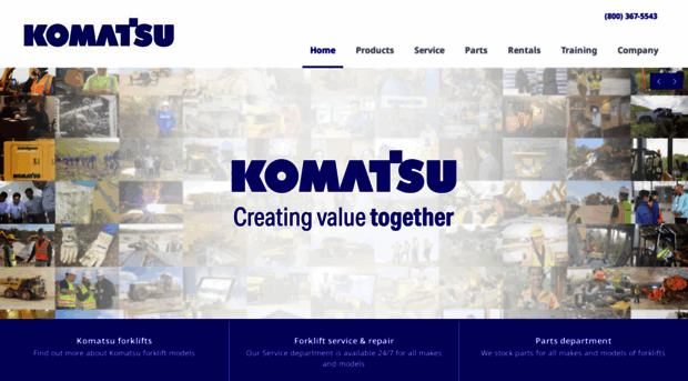 komatsuforklift.com