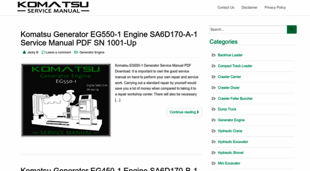 komatsuservicemanual.com