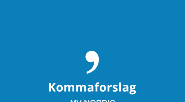 kommaforslag.mv-nordic.com