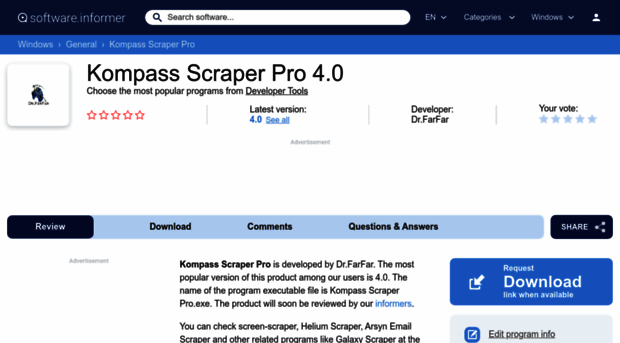 kompass-scraper-pro.software.informer.com