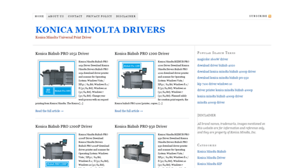 konicaminolta-driver.com