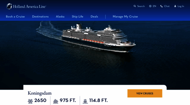 koningsdam.hollandamerica.com