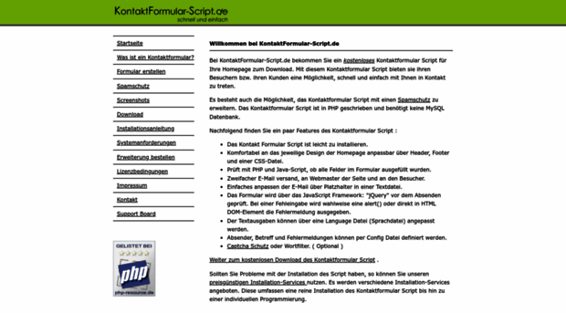 kontaktformular-script.de