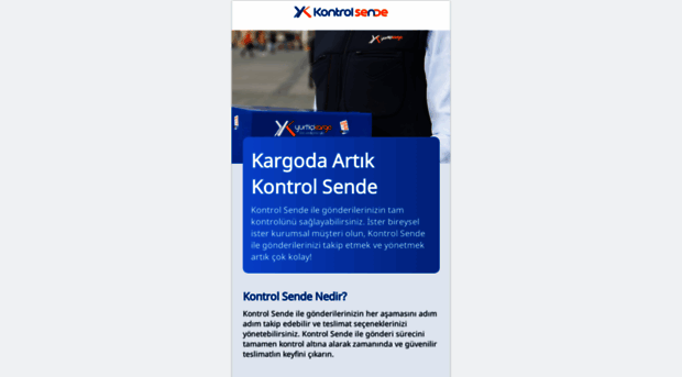 kontrolsende.yurticikargo.com