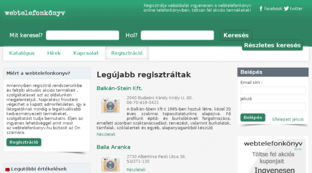 konzol.webtelefonkonyv.hu