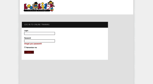 koolkidstrainingcollege.elearninglogin.com