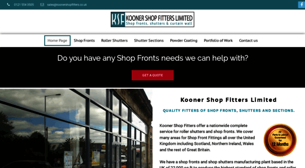 koonershopfitters.co.uk