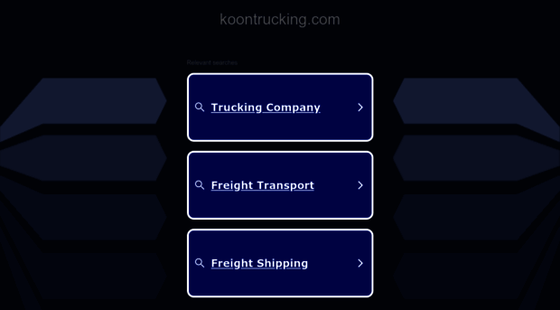 koontrucking.com