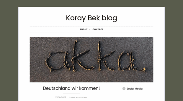 koraybek.blog