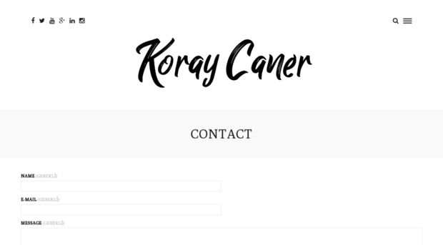 koraycaner.com