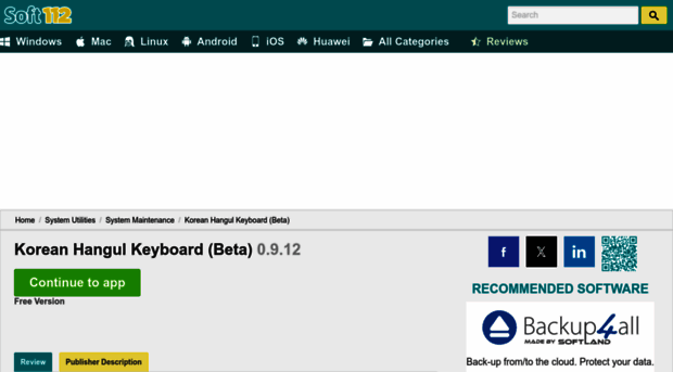 korean-hangul-keyboard-beta.soft112.com