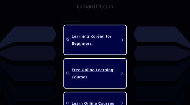 korean101.com