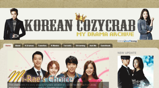 koreancozycrab.com