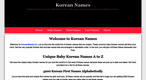 koreannames.us