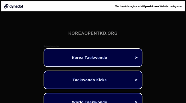 koreaopentkd.org