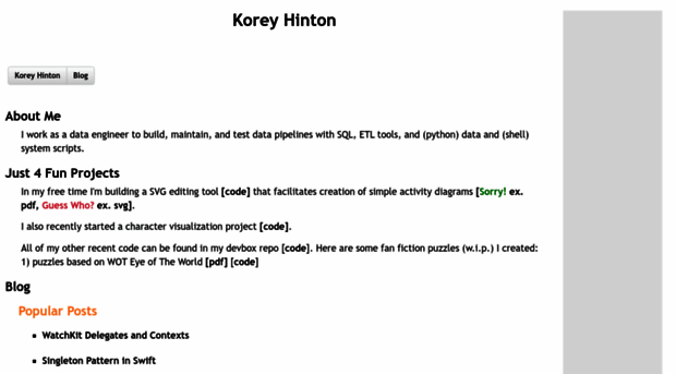 koreyhinton.com