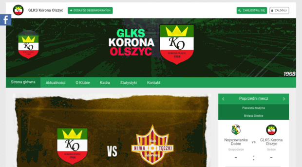 koronaolszyc.futbolowo.pl