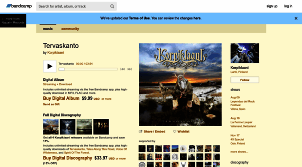 korpiklaani.bandcamp.com