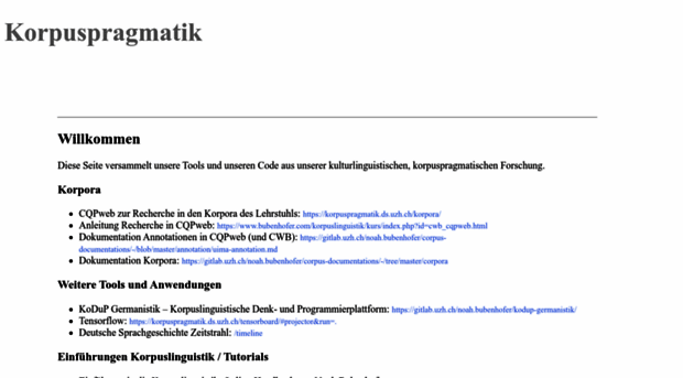 korpuspragmatik.ds.uzh.ch