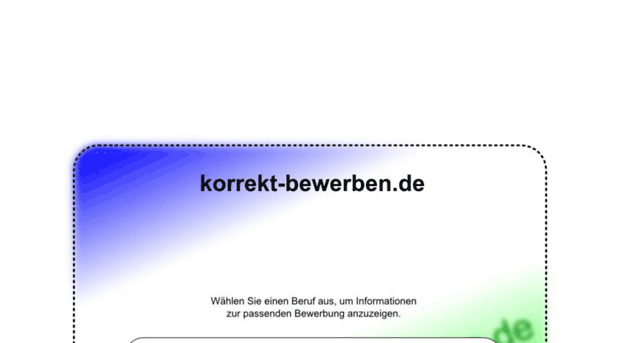 korrekt-bewerben.de