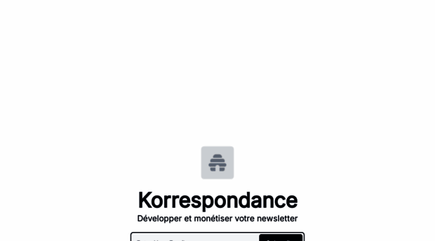 korrespondance.com