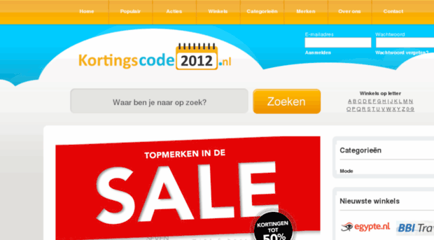 kortingscode2012.nl