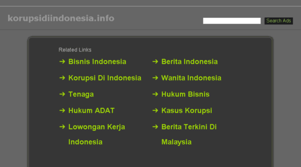 korupsidiindonesia.info