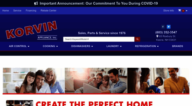 korvinappliance.com