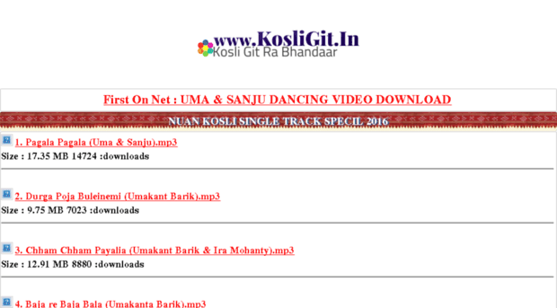 Kosli sambalpuri online song