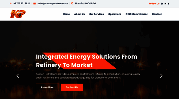 kossanpetroleum.com