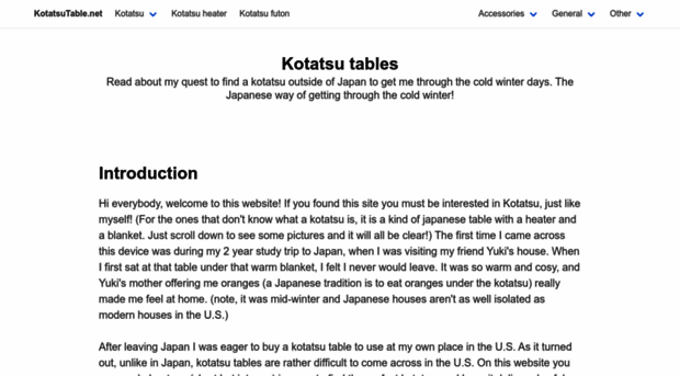 kotatsutable.net