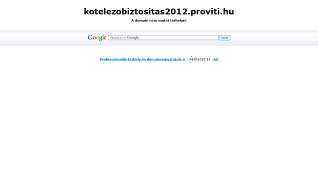 kotelezobiztositas2012.proviti.hu