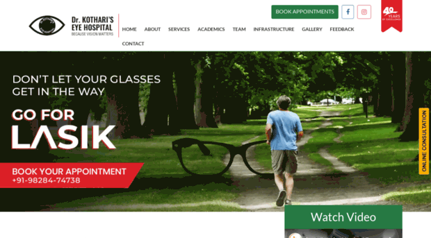 kotharieyehospital.com
